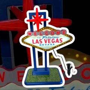 Fabulous Las Vegas Sign with flashing lights